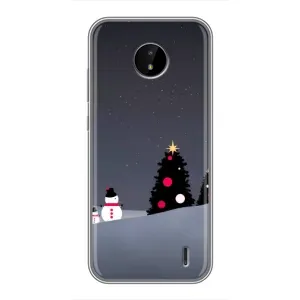 Чехлы на Новый Год Nokia C20 Plus (Снеговички)
