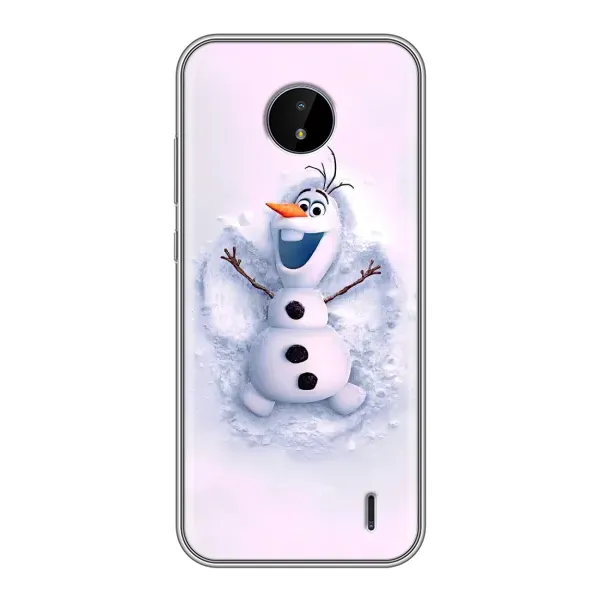 Чехол с рисунком «Снеговик Олов» для Nokia C20 Plus Чехол с рисунком «Снеговик Олов» для Nokia C20 Plus