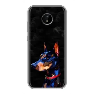 Бампер для Nokia C20 Plus с картинкой "Песики" (Собака Мопс)