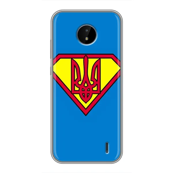 Чехол с рисунком «Super - Герб» для Nokia C20 Plus Чехол с рисунком «Super - Герб» для Nokia C20 Plus