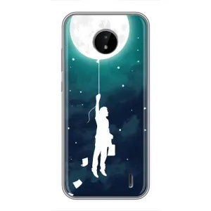 Чохол (ТПУ) з планетами на Nokia C20 Plus (To The moon)