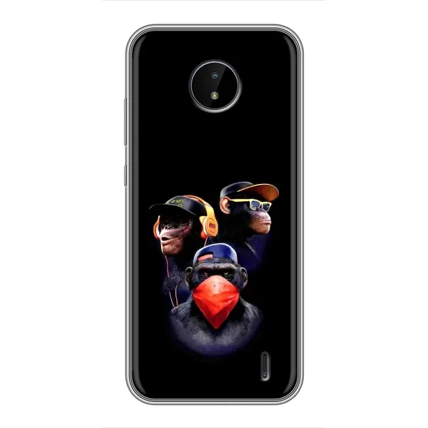Чохол з малюнком «Три обізяни» для Nokia C20 Plus Чохол з малюнком «Три обізяни» для Nokia C20 Plus
