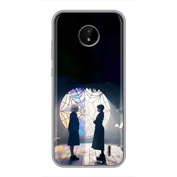 Чехол с рисунком «Уэнсдей и Энди» для Nokia C20 Plus Чехол с рисунком «Уэнсдей и Энди» для Nokia C20 Plus