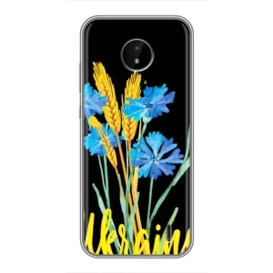 Чохол на Nokia C20 Plus (Український дизайн) (Україна в квітах)