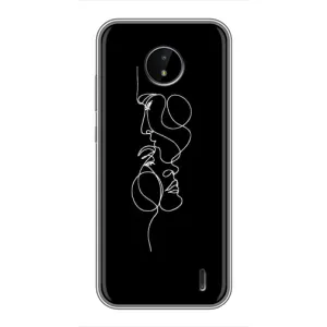 Силиконовые Чехлы Любимому человеку для Nokia C20 Plus (Влюбленная пара)