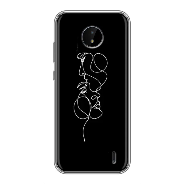 Чехол с рисунком «Влюбленная пара» для Nokia C20 Plus Чехол с рисунком «Влюбленная пара» для Nokia C20 Plus