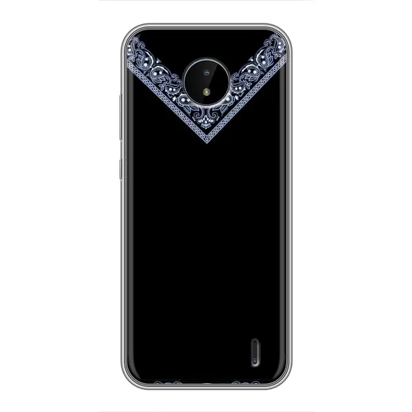 Чехол с рисунком «Воротник вышиванки» для Nokia C20 Plus Чехол с рисунком «Воротник вышиванки» для Nokia C20 Plus