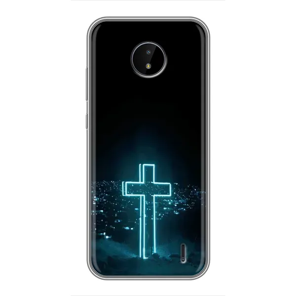 Чехол с рисунком «Яркий Крест» для Nokia C20 Plus Чехол с рисунком «Яркий Крест» для Nokia C20 Plus