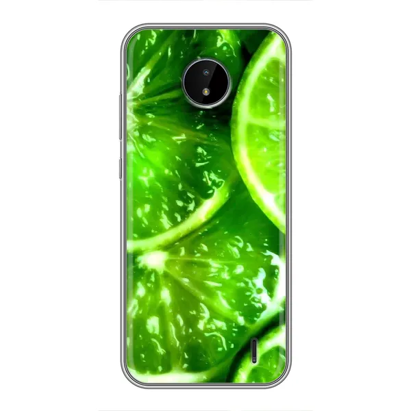 Чехол с рисунком «Яркий ЛАЙМ» для Nokia C20 Plus Чехол с рисунком «Яркий ЛАЙМ» для Nokia C20 Plus