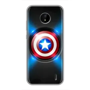 Чохол з малюнком «Яскраий Щит Капітана» для Nokia C20 Plus