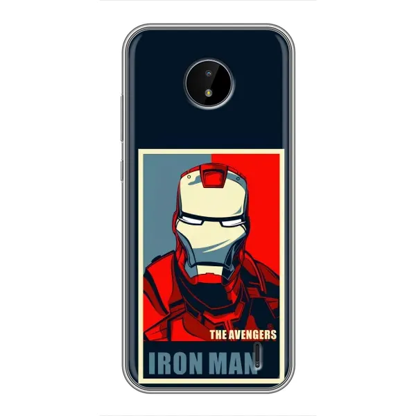 Чехол с рисунком «Art Iron man» для Nokia C20 Чехол с рисунком «Art Iron man» для Nokia C20