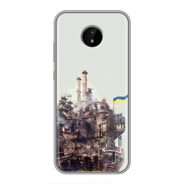 Чохол з малюнком «Азовсталь» для Nokia C20 Чохол з малюнком «Азовсталь» для Nokia C20