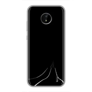 Чохол з картинками на чорному фоні для Nokia C20 (Дорога)
