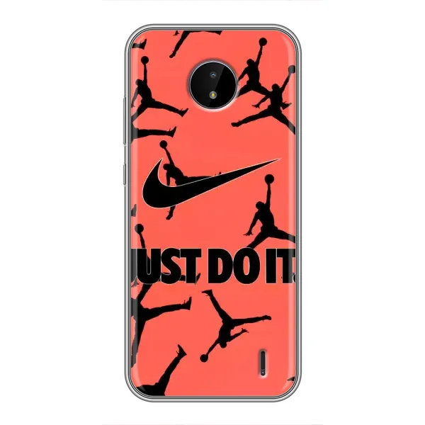 Чехол с рисунком «Just Do It» для Nokia C20 Чехол с рисунком «Just Do It» для Nokia C20