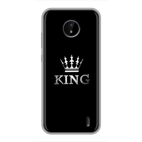 Чехол с рисунком «KING» для Nokia C20 Чехол с рисунком «KING» для Nokia C20