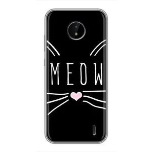 Бампер з зображенням Котиків для Нокіа С20 (КОТИК MEOW)