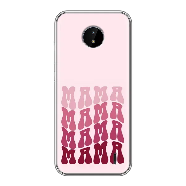 Чохол з малюнком «Напис мама» для Nokia C20