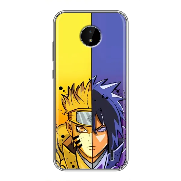Чехол с рисунком «Naruto Vs Sasuke» для Nokia C20 Чехол с рисунком «Naruto Vs Sasuke» для Nokia C20