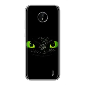 Чохол дракон Беззубик для Nokia C20 (Очі Беззубика)