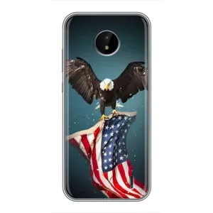 Чохол Прапор USA для Nokia C20 (Орел і прапор)