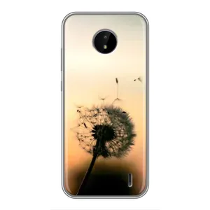 Силіконовий Чохол з кульбабками на Nokia C20 (Роздмухана кульбабка)