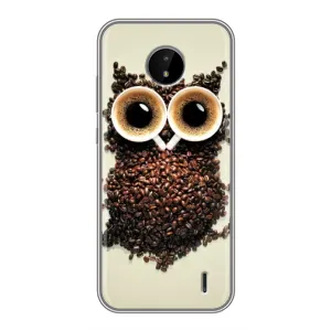 Чохли з принтом СОВИ для Nokia C20 (Сова з зерен кави)