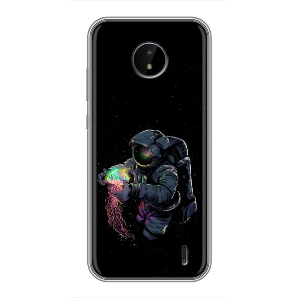 Чехол с рисунком «В руках земля» для Nokia C20 Чехол с рисунком «В руках земля» для Nokia C20