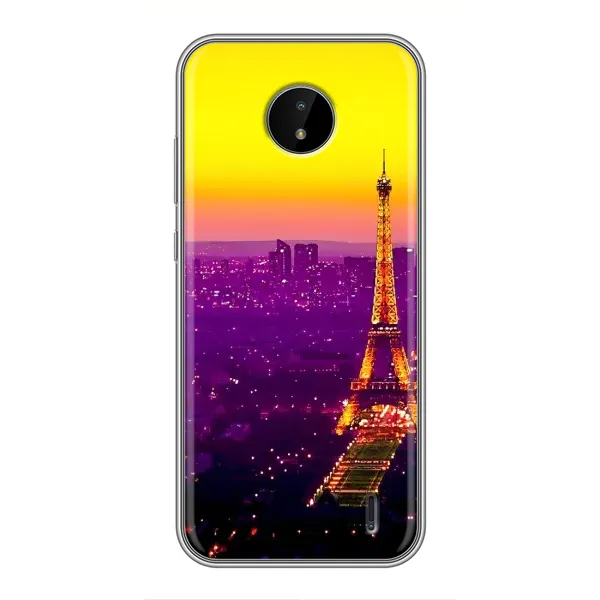 Чехол с рисунком «Яркая башня» для Nokia C20 Чехол с рисунком «Яркая башня» для Nokia C20