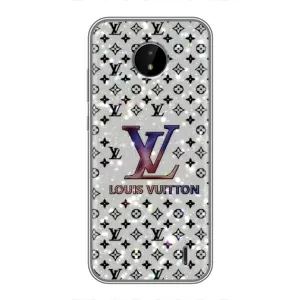 Чохол Стиль Louis Vuitton на Nokia C20 (Яскравий LV)
