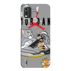 Силиконовый Чехол Nike Air Jordan на Нокиа С21 Плюс (Air Jordan)