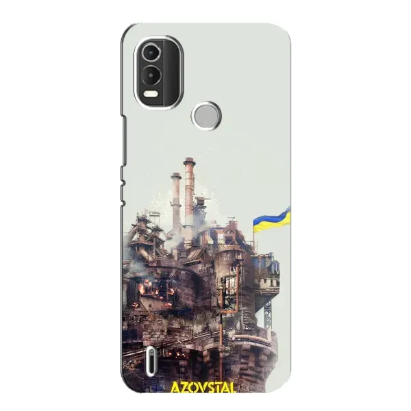 Чехол с рисунком «Азовсталь» для Nokia C21 Plus Чехол с рисунком «Азовсталь» для Nokia C21 Plus