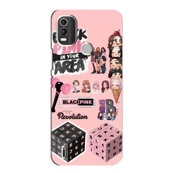 Чохол з малюнком «BLACK PINK колаж» для Nokia C21 Plus Чохол з малюнком «BLACK PINK колаж» для Nokia C21 Plus