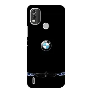 Силіконовий бампер з картинкою машини на Nokia C21 Plus (Чорний BMW)