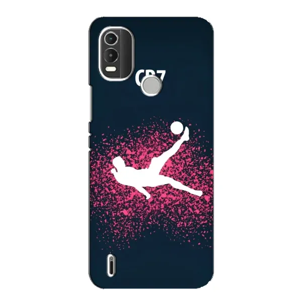 Чехол с рисунком «CR7 Удар» для Nokia C21 Plus