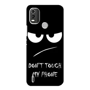 Чехол с прикольным текстом на Nokia C21 Plus (Dont)