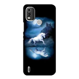 Чехол Unicorn на Nokia C21 Plus (Единорог)