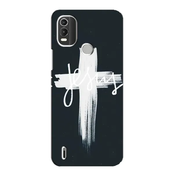 Чехол с рисунком «Jesus» для Nokia C21 Plus