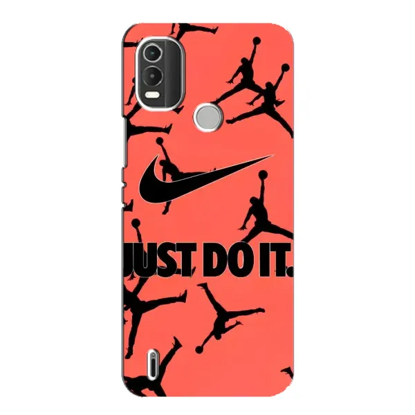 Чехол с рисунком «Just Do It» для Nokia C21 Plus Чехол с рисунком «Just Do It» для Nokia C21 Plus