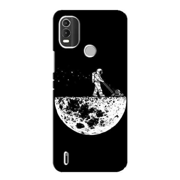 Чехол с рисунком «Космонавт» для Nokia C21 Plus