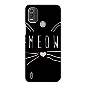 Бампер с изображением Котиков для Нокиа С21 Плюс (КОТИК MEOW)