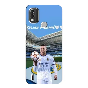 Чехол (TPU) с Футболистом на Nokia C21 Plus (Mbappe Real)