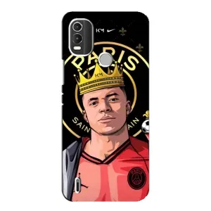 Чехол (TPU) с Футболистом на Nokia C21 Plus (Mbappe King)