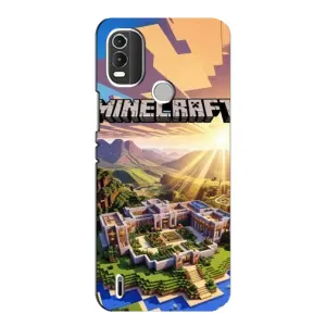 Чехол майнкрафт для Nokia C21 Plus (MINECRAFT)