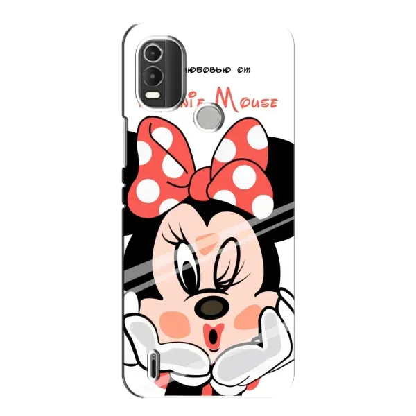 Чехол с рисунком «Minni Mouse» для Nokia C21 Plus