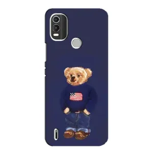 Чехлы Мишка Тедди для Нокиа С21 Плюс (Мишка USA)