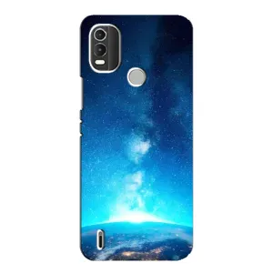 Чехлы КОСМОС для Nokia C21 Plus (Млечный путь)
