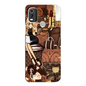 Чехол Стиль Louis Vuitton на Nokia C21 Plus (Мода Луи Виттон)
