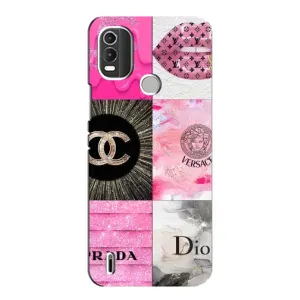 Чехол (Dior, Prada, YSL, Chanel) для Nokia C21 Plus (Модница)