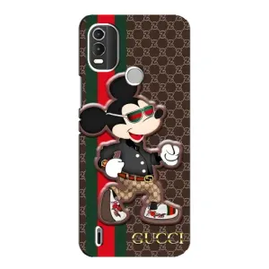 Чехлы Бренд GUCCI для Nokia C21 Plus (Маус Гуччи)