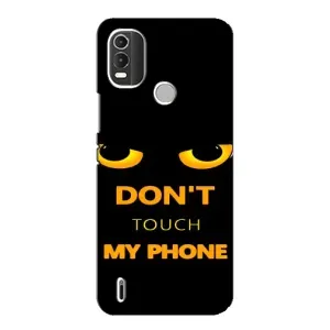 Чехол с Прикольным принтом на Nokia C21 Plus (Не трогай мой телефон)